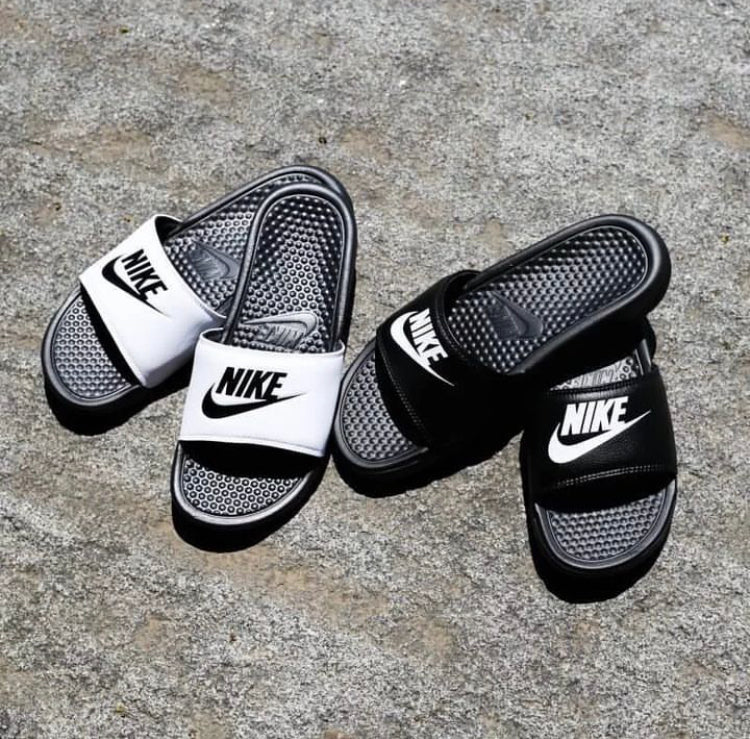 Nike Summer Slippers Black/White